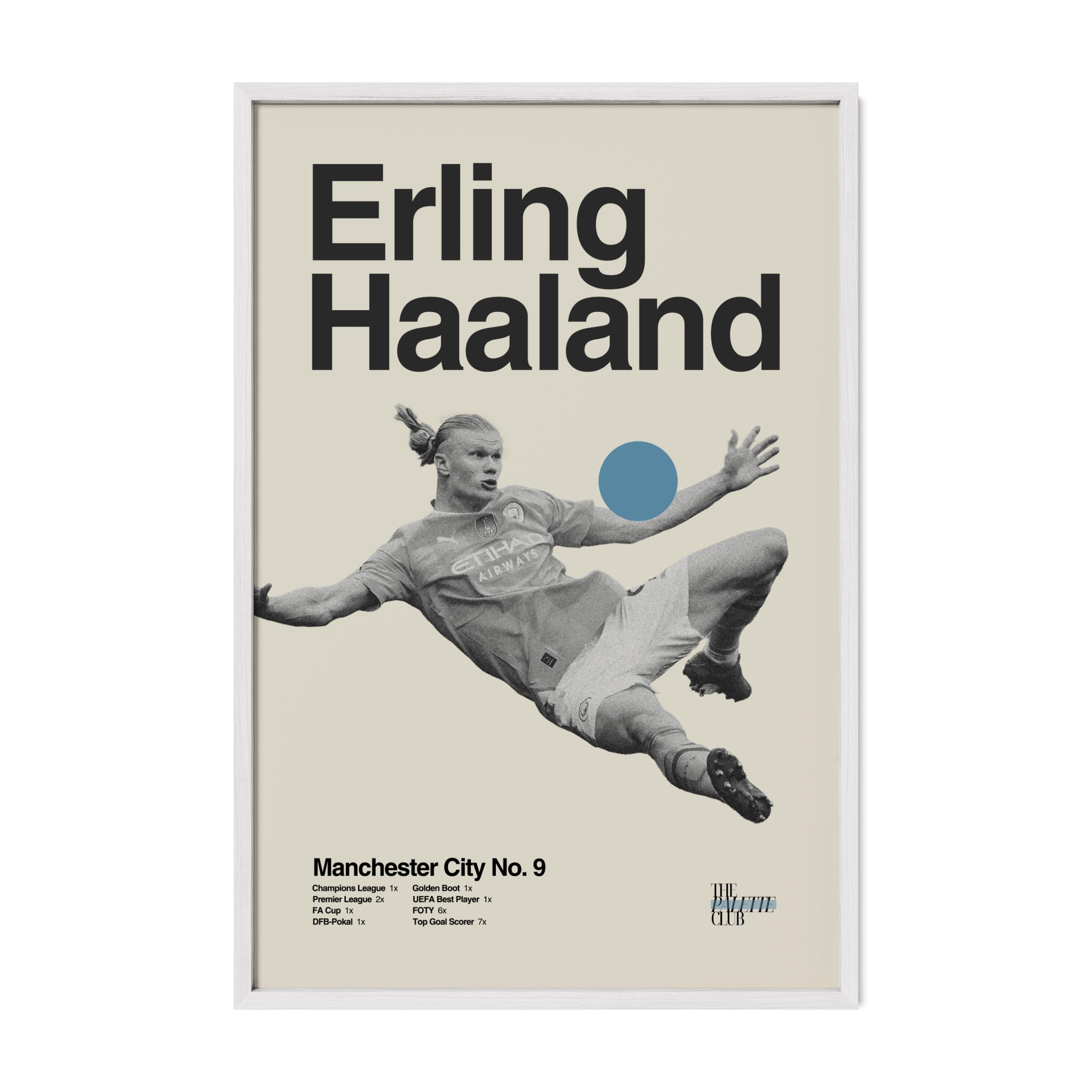Earling Haaland Manchester City Print v1