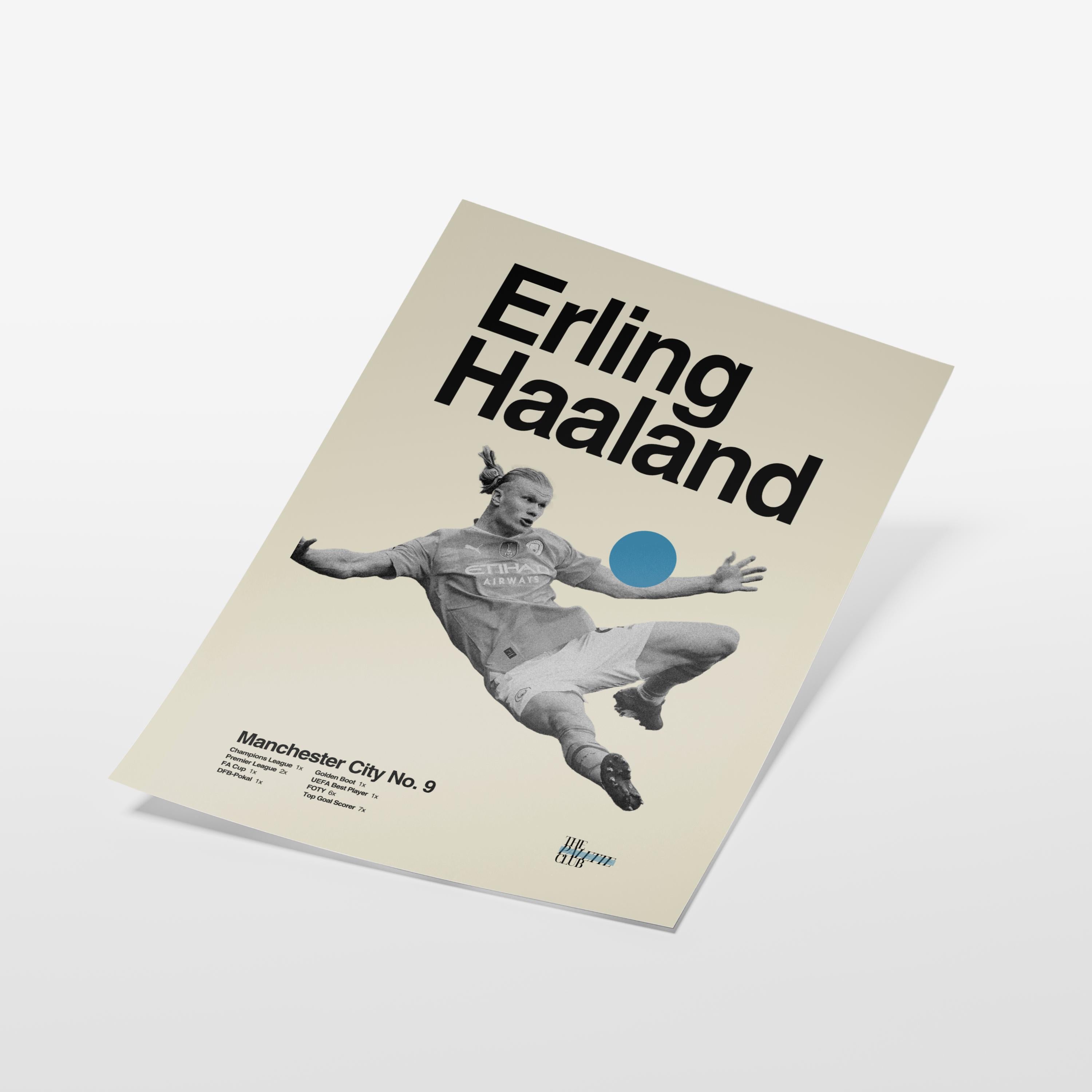 Earling Haaland Manchester City Print v1