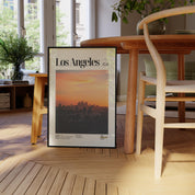 Los Angeles Sunset Skyline Print