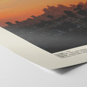 Los Angeles Sunset Skyline Print