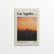 Los Angeles Sunset Skyline Print