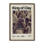 Rafael Nadal "King of Clay" French Open 2017 Print