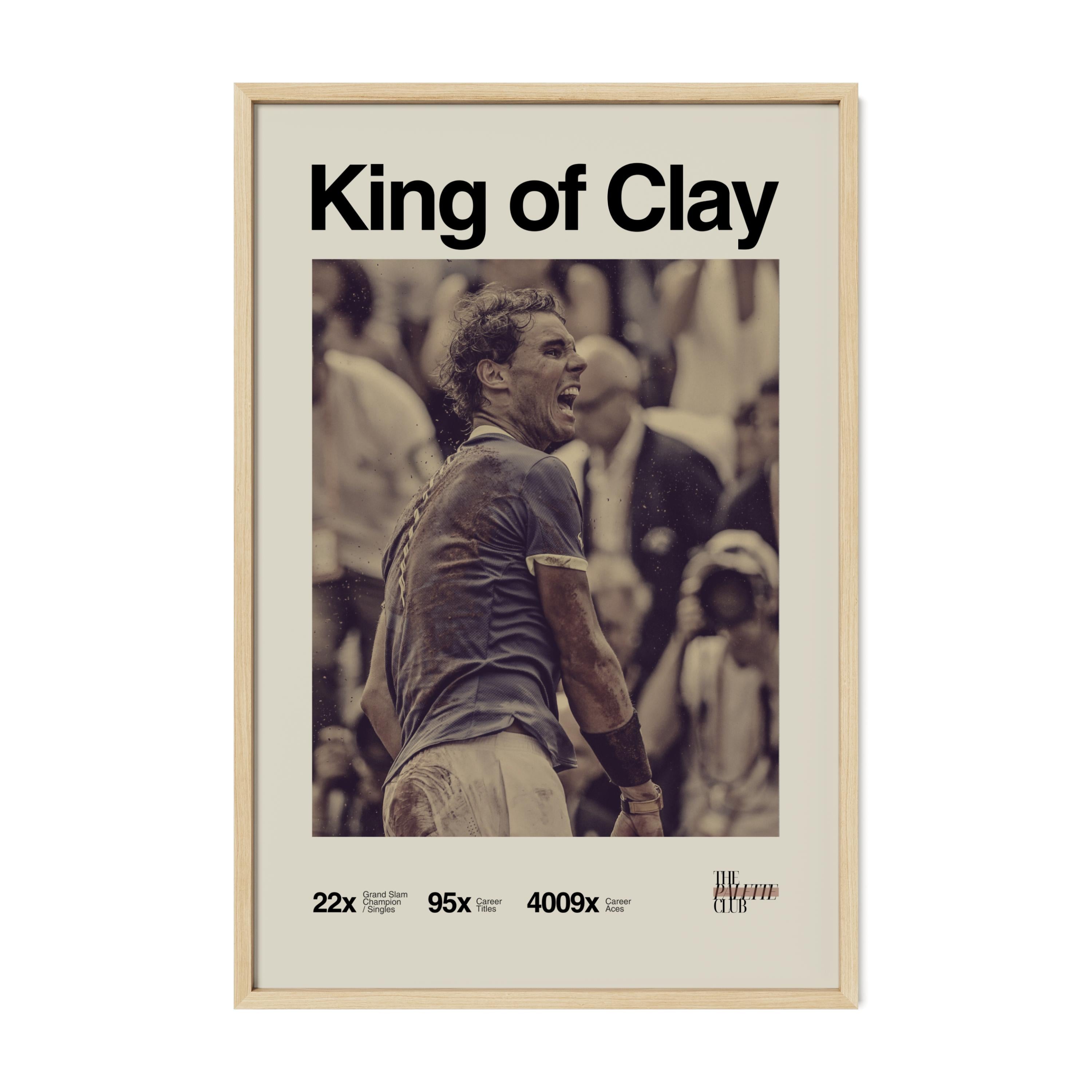 Rafael Nadal "King of Clay" French Open 2017 Print
