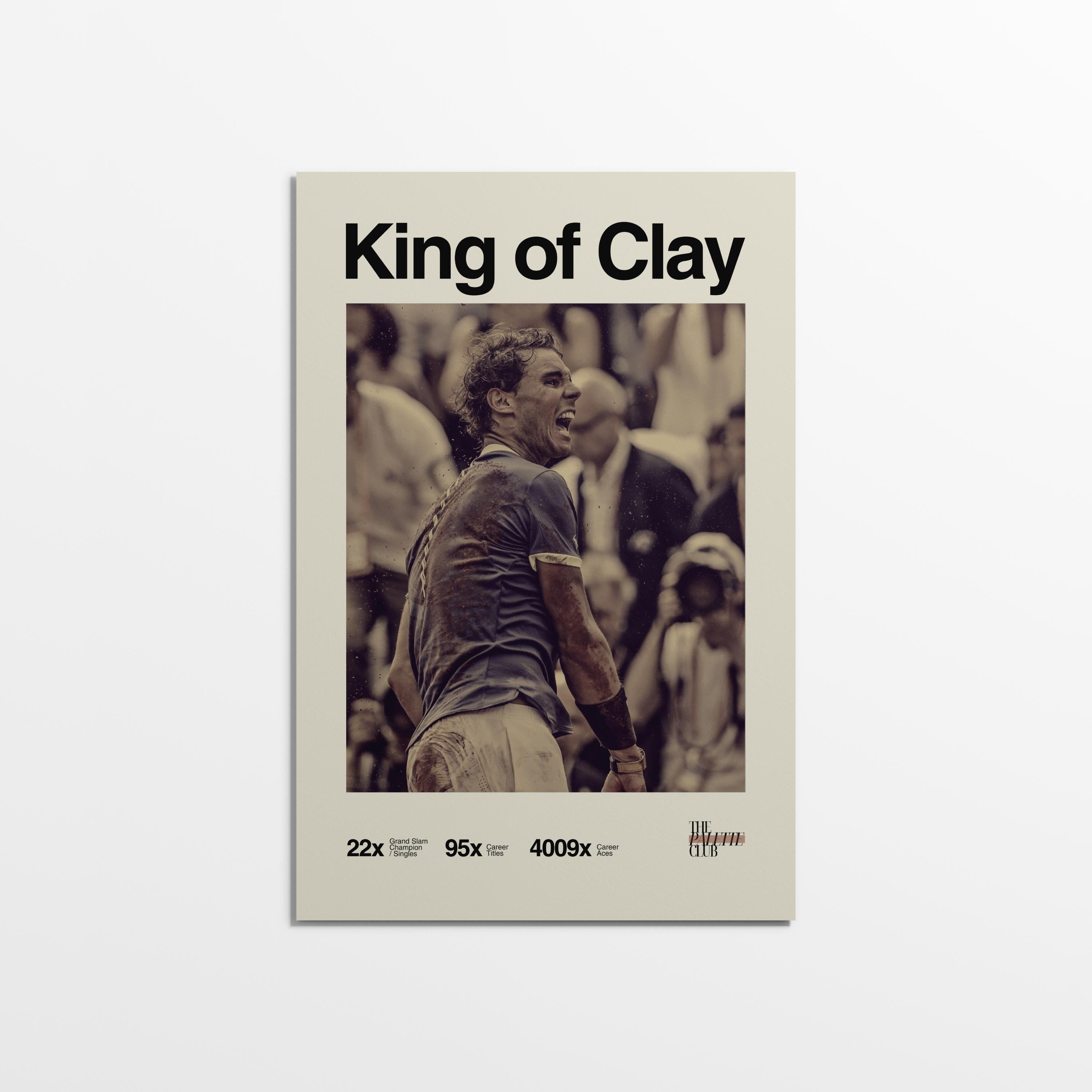 Rafael Nadal "King of Clay" French Open 2017 Print