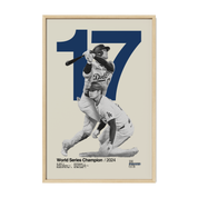 Shohei Ohtani "17" Poster