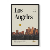 Los Angeles Sunset Skyline Print v3