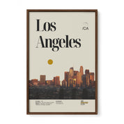 Los Angeles Sunset Skyline Print v3