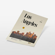 Los Angeles Sunset Skyline Print v3