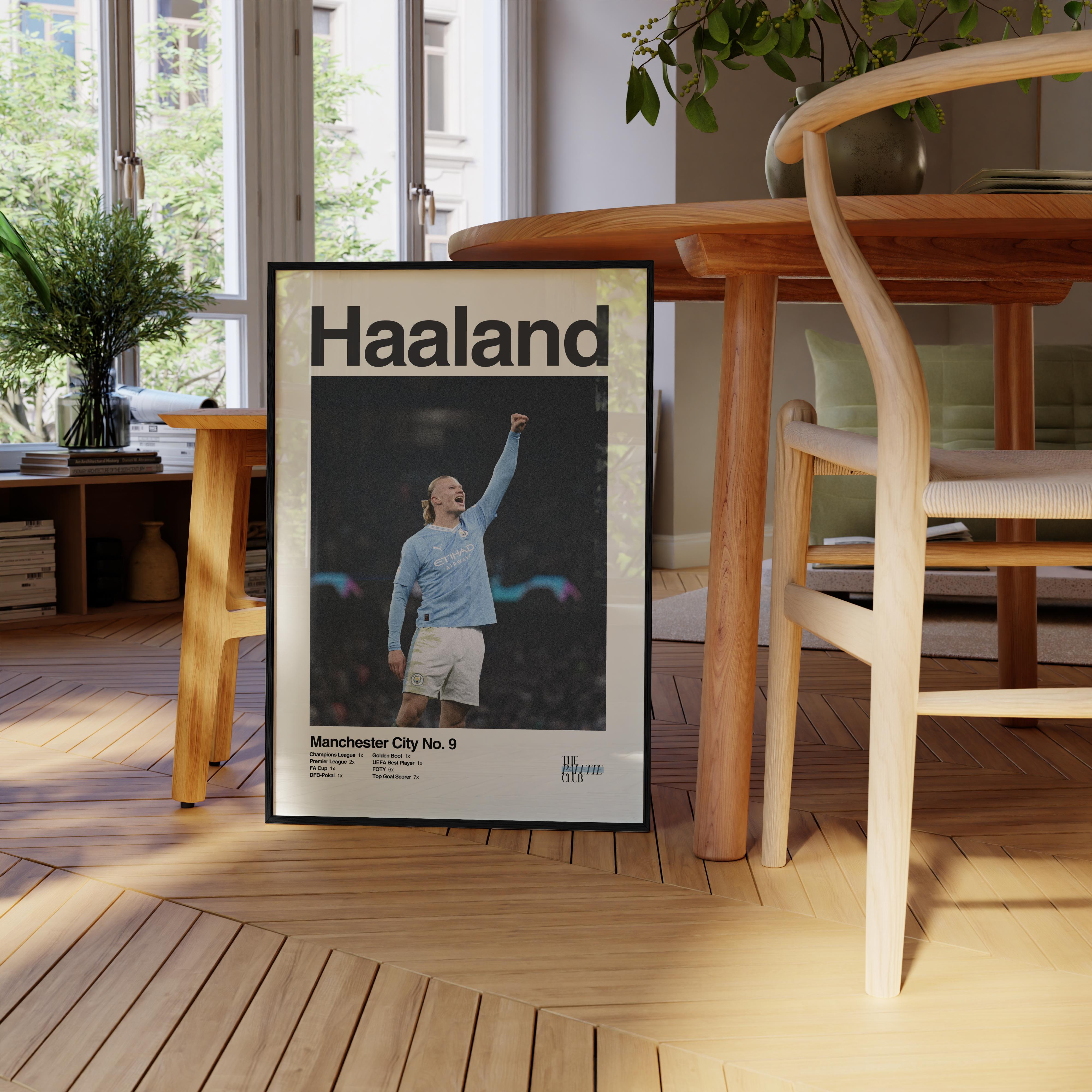 Earling Haaland Manchester City Print v3