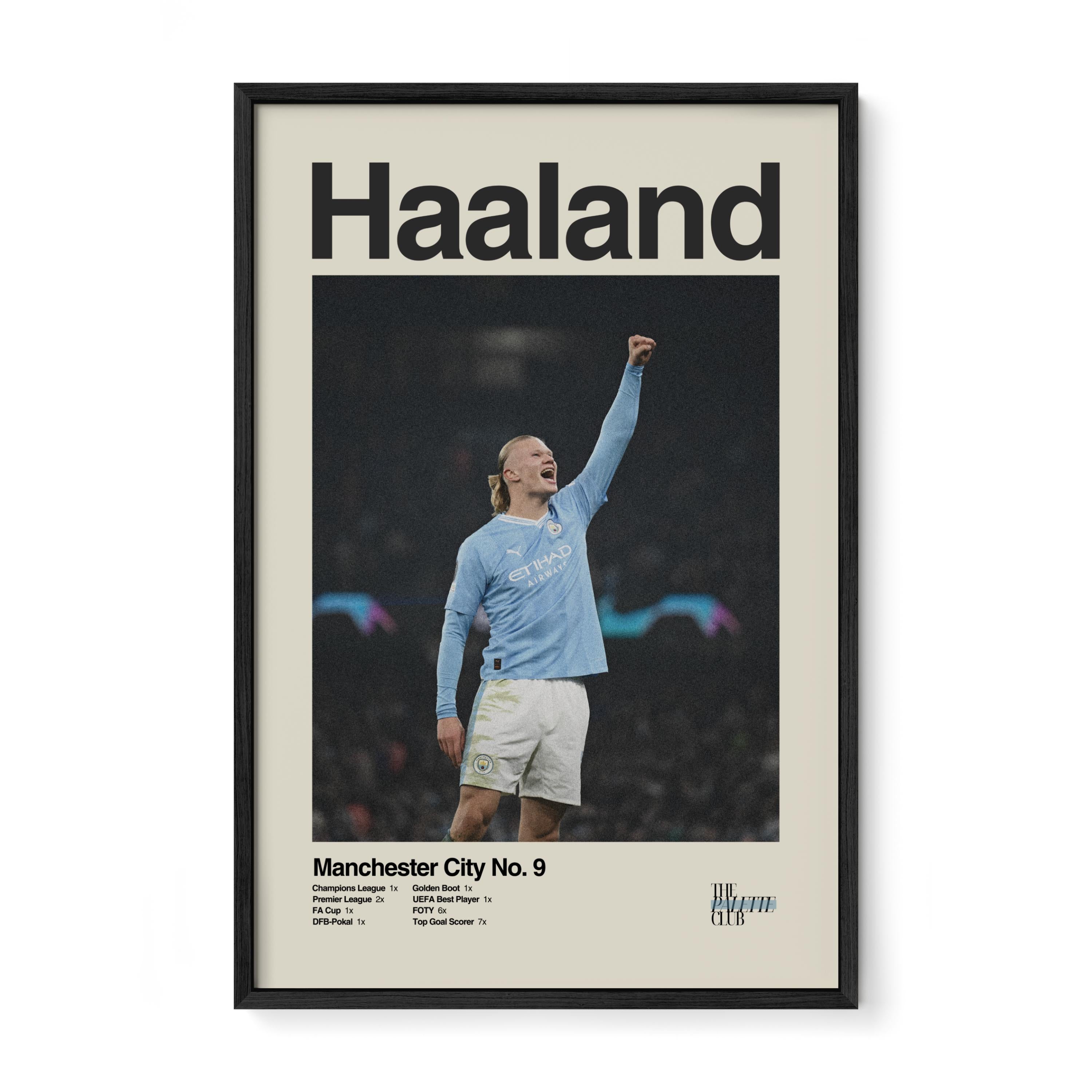 Earling Haaland Manchester City Print v3