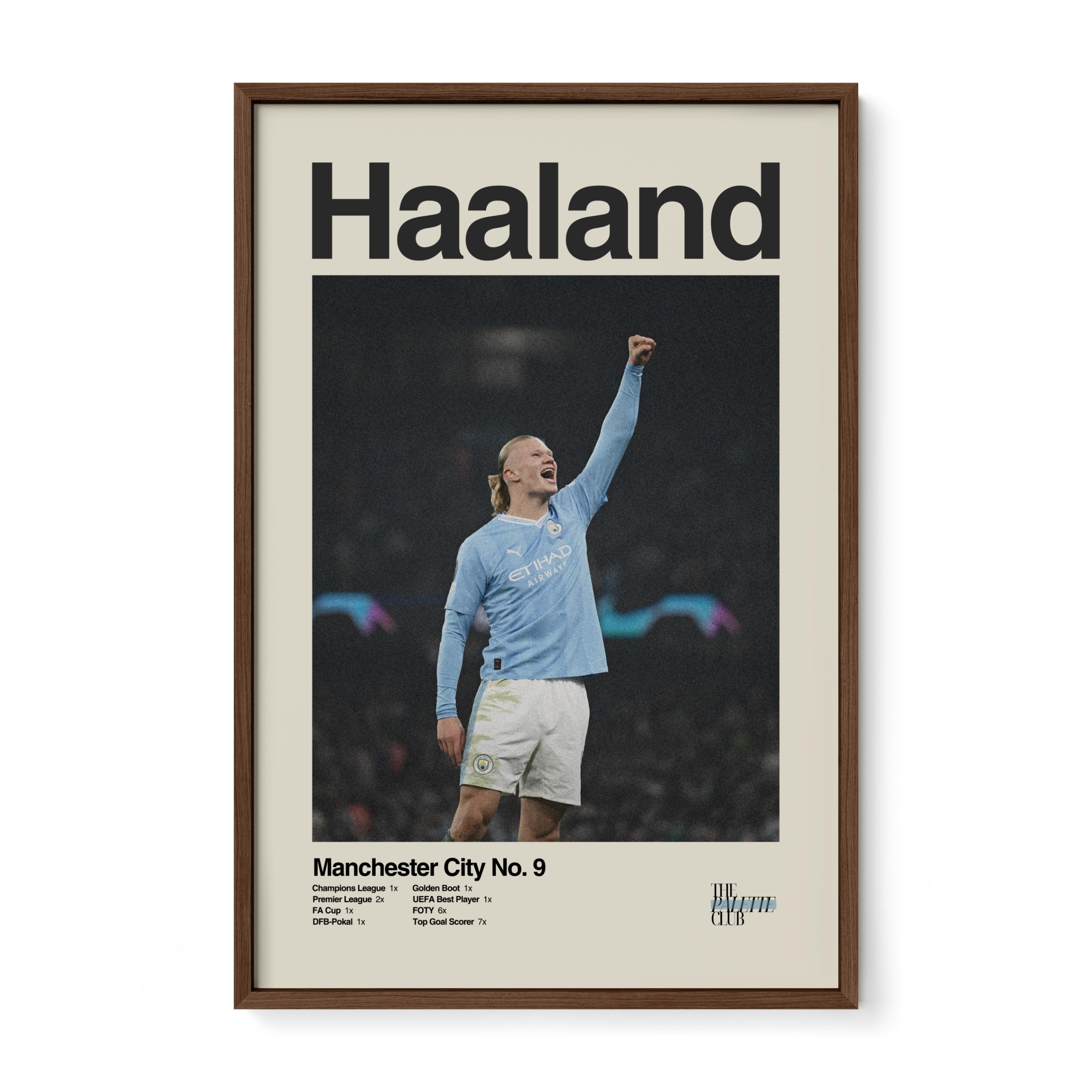 Earling Haaland Manchester City Print v3
