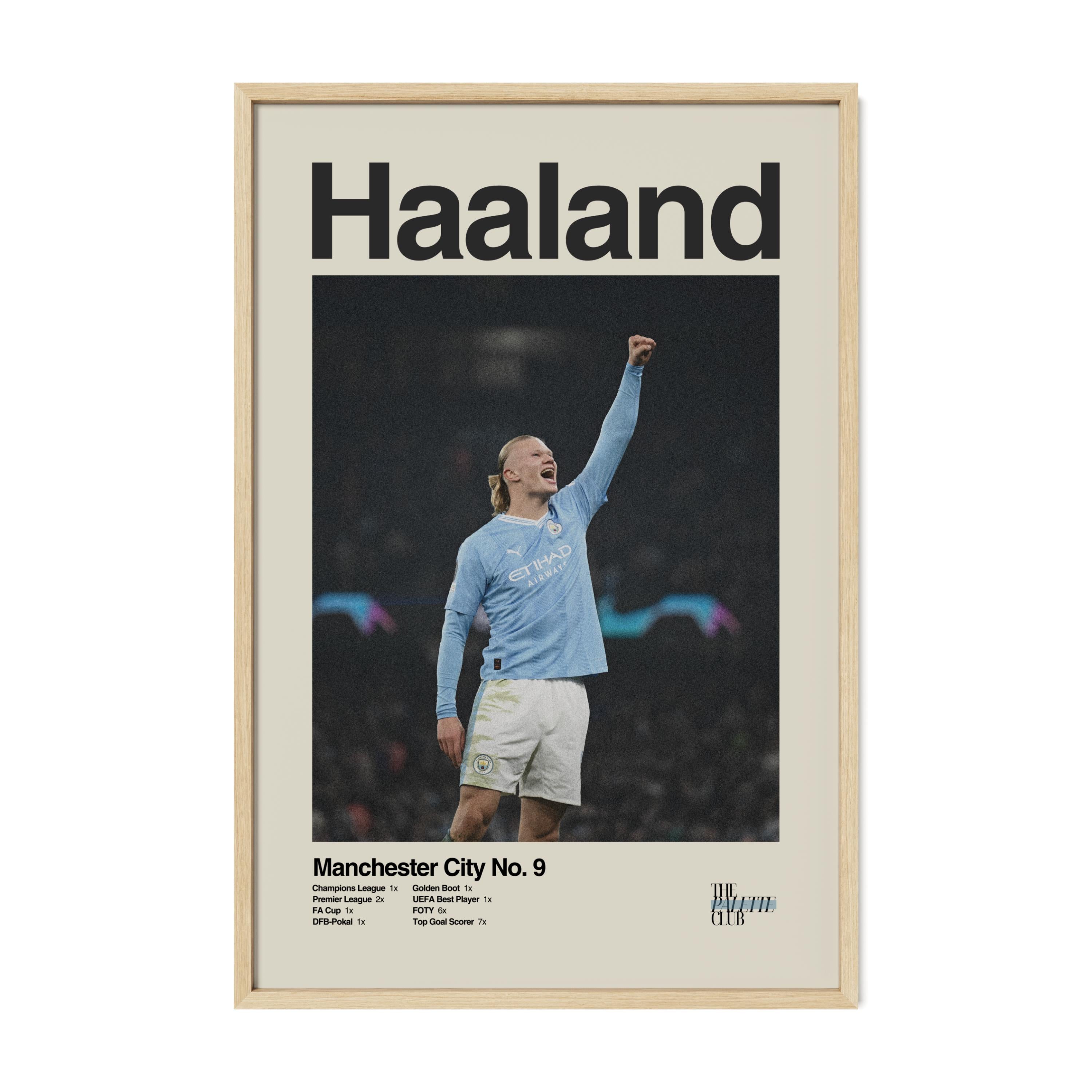Earling Haaland Manchester City Print v3