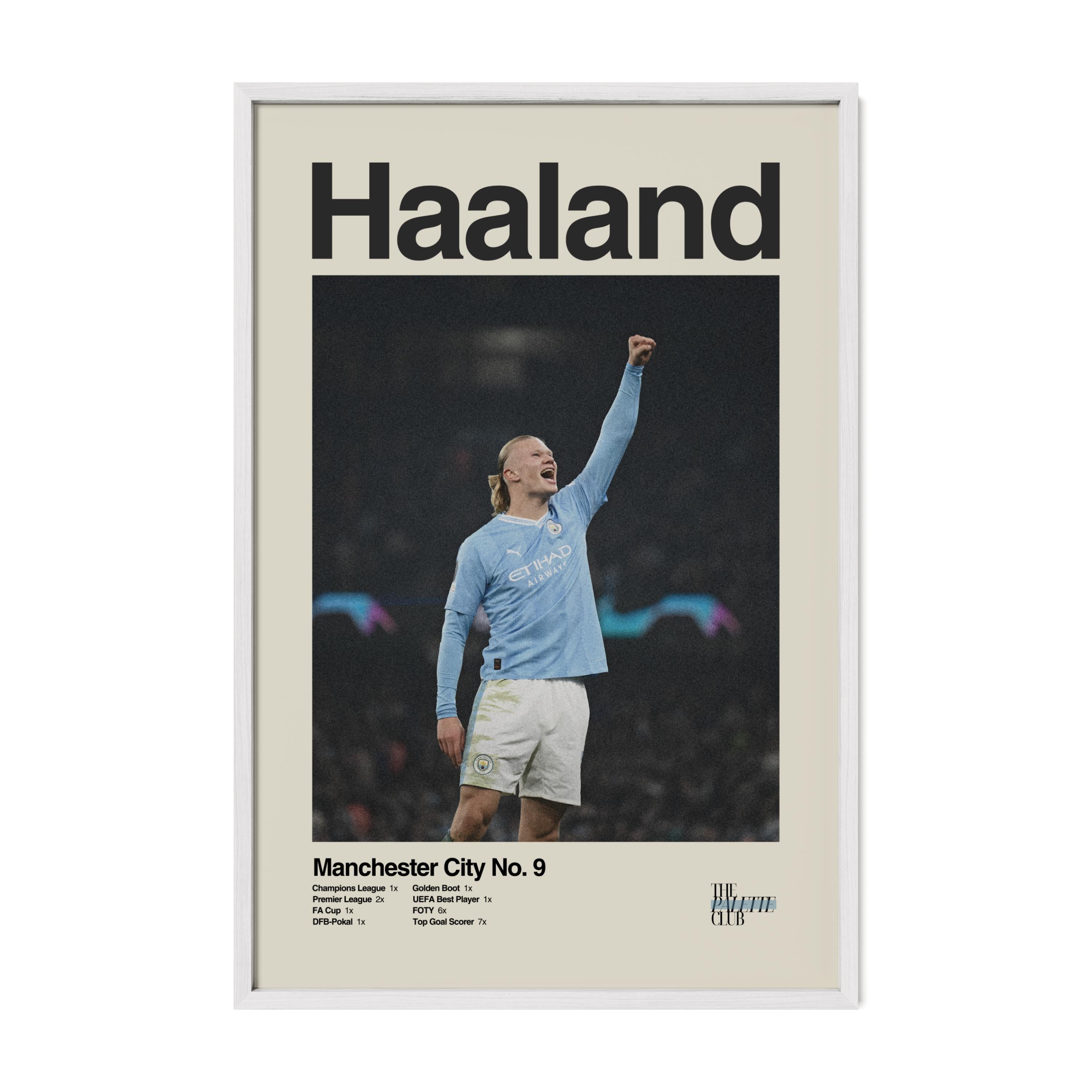 Earling Haaland Manchester City Print v3