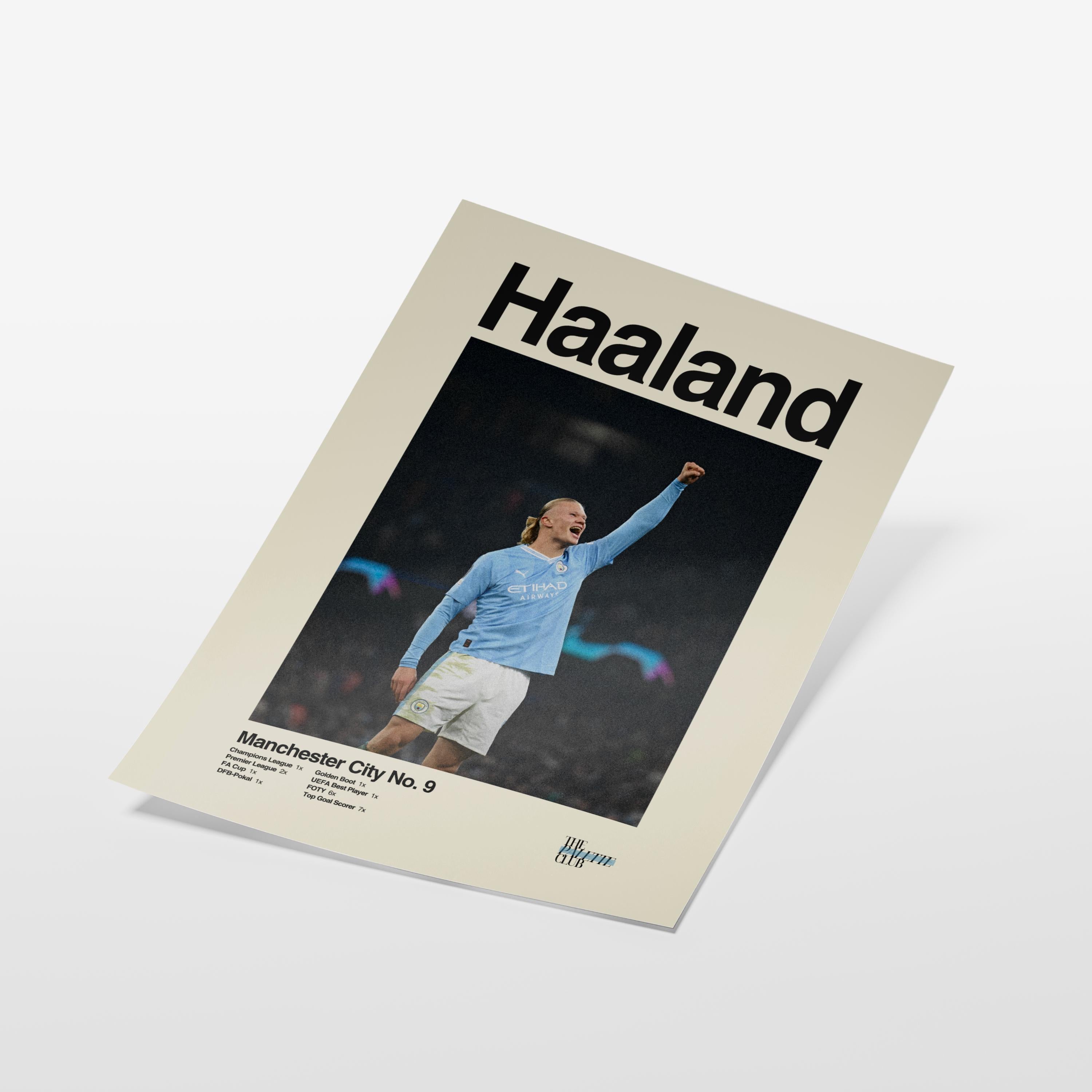 Earling Haaland Manchester City Print v3