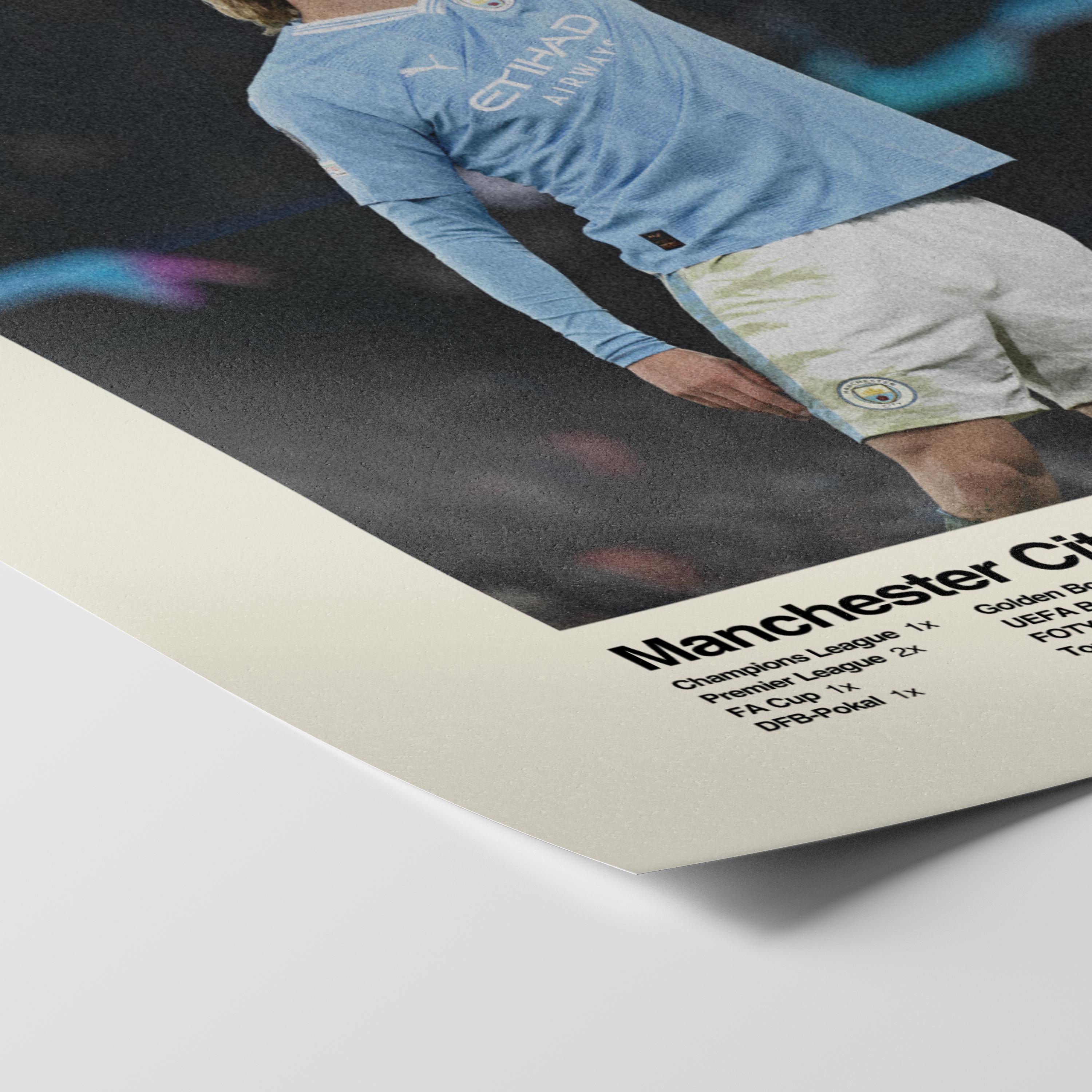 Earling Haaland Manchester City Print v3