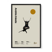 Andrés Iniesta Spain Euros Print