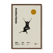 Andrés Iniesta Spain Euros Print