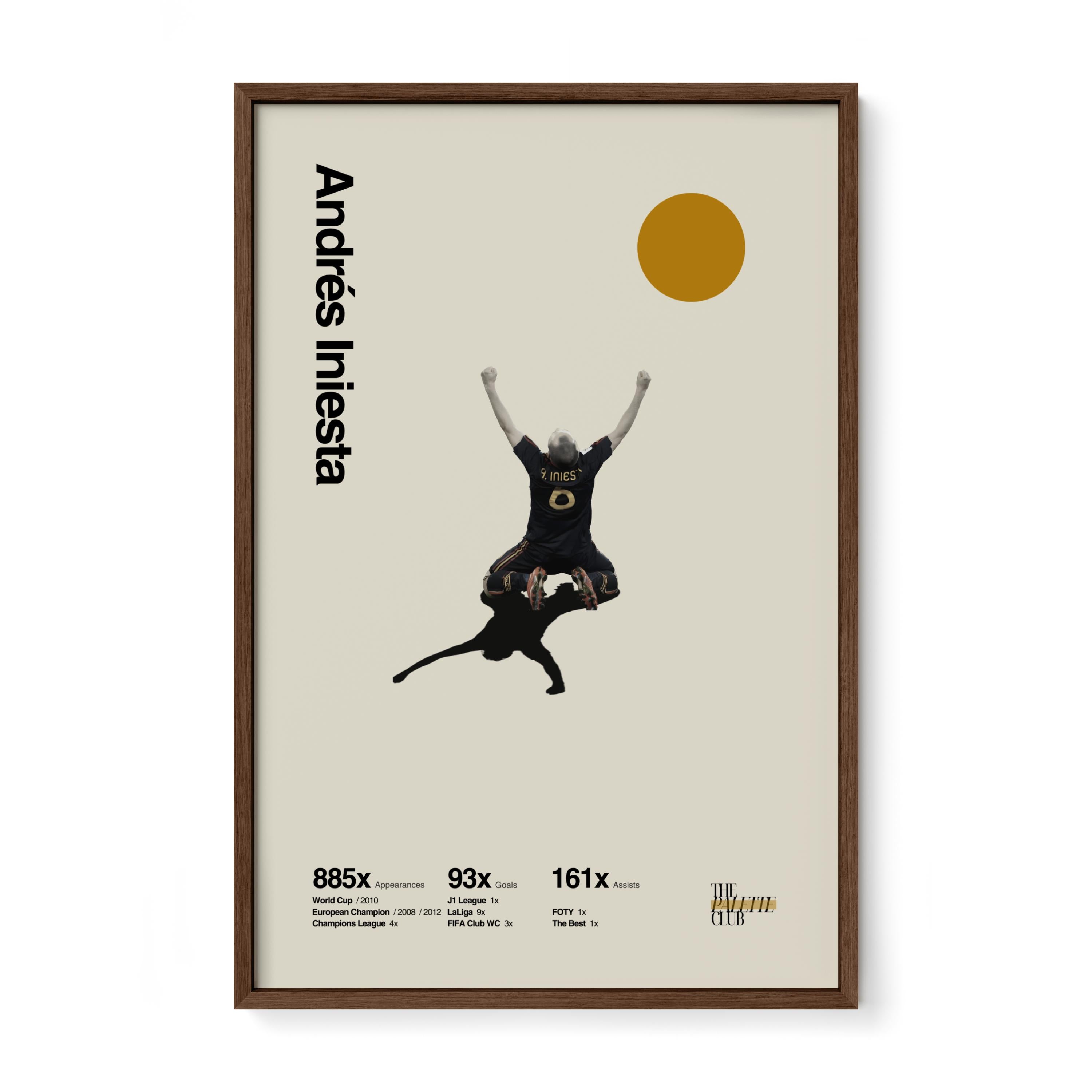 Andrés Iniesta Spain Euros Print