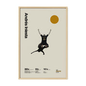 Andrés Iniesta Spain Euros Print