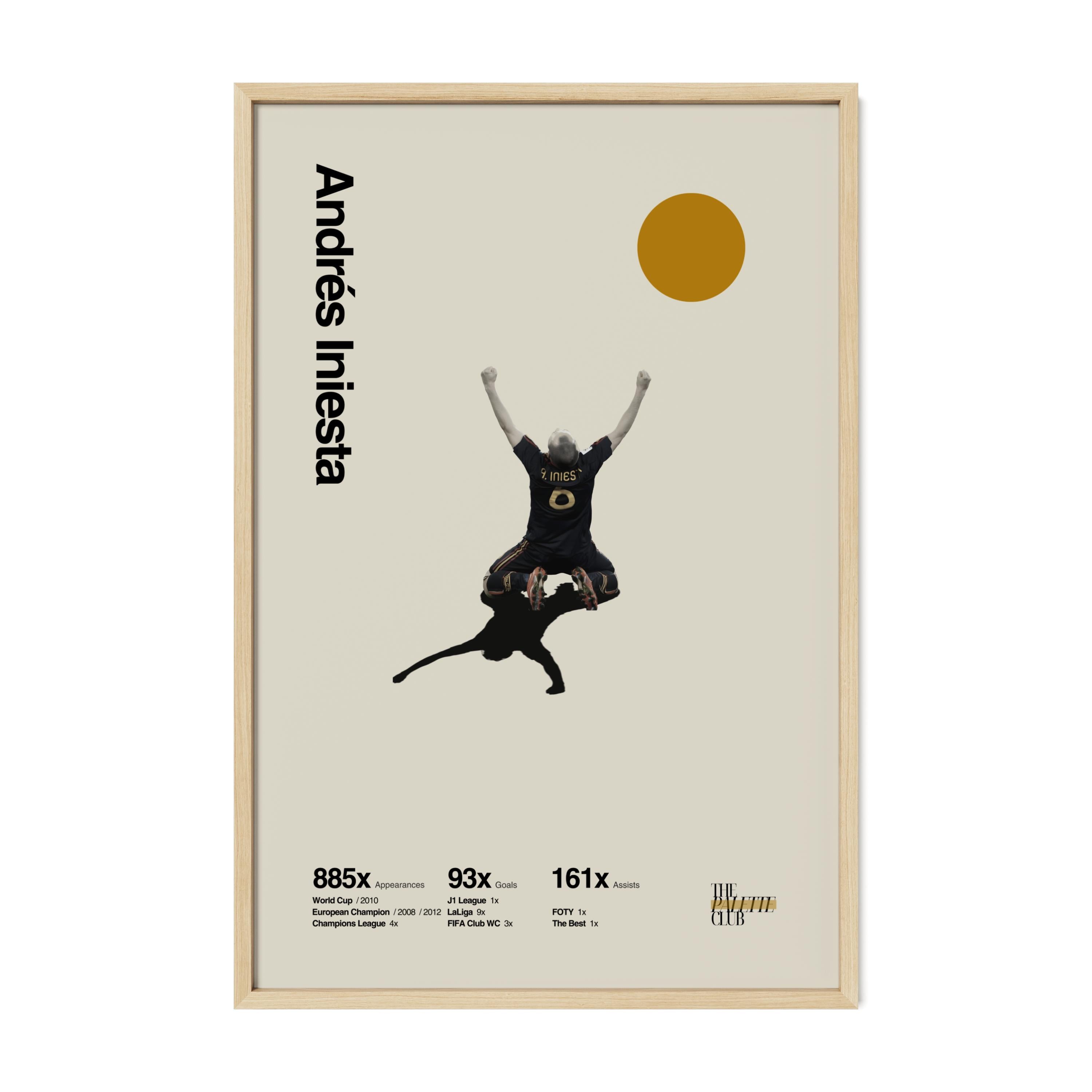 Andrés Iniesta Spain Euros Print