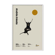 Andrés Iniesta Spain Euros Print