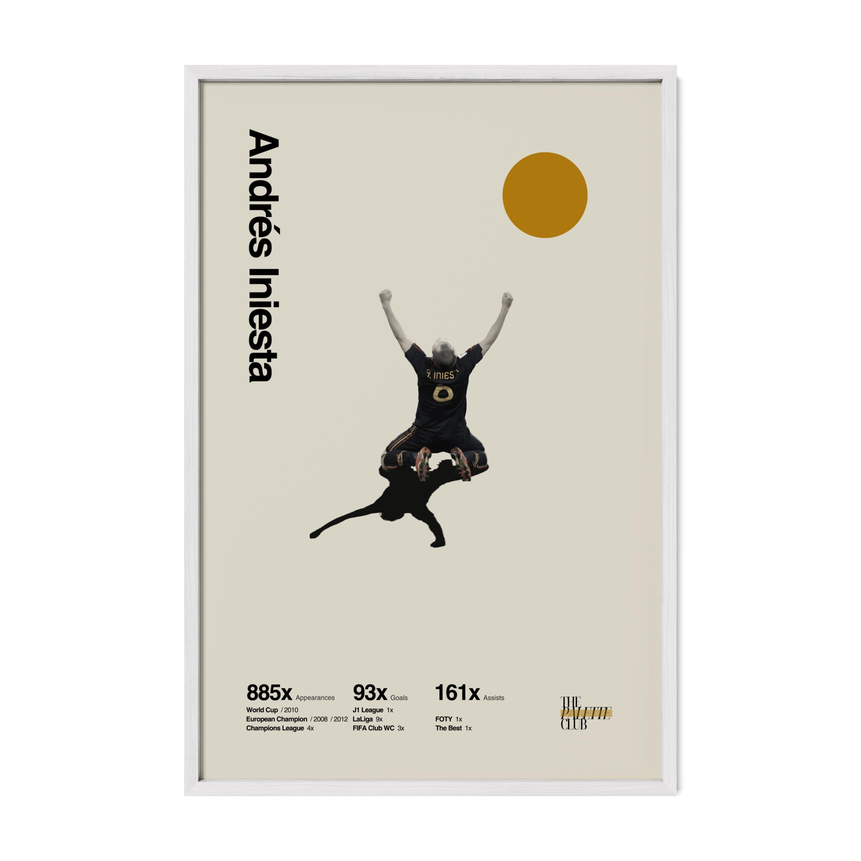 Andrés Iniesta Spain Euros Print
