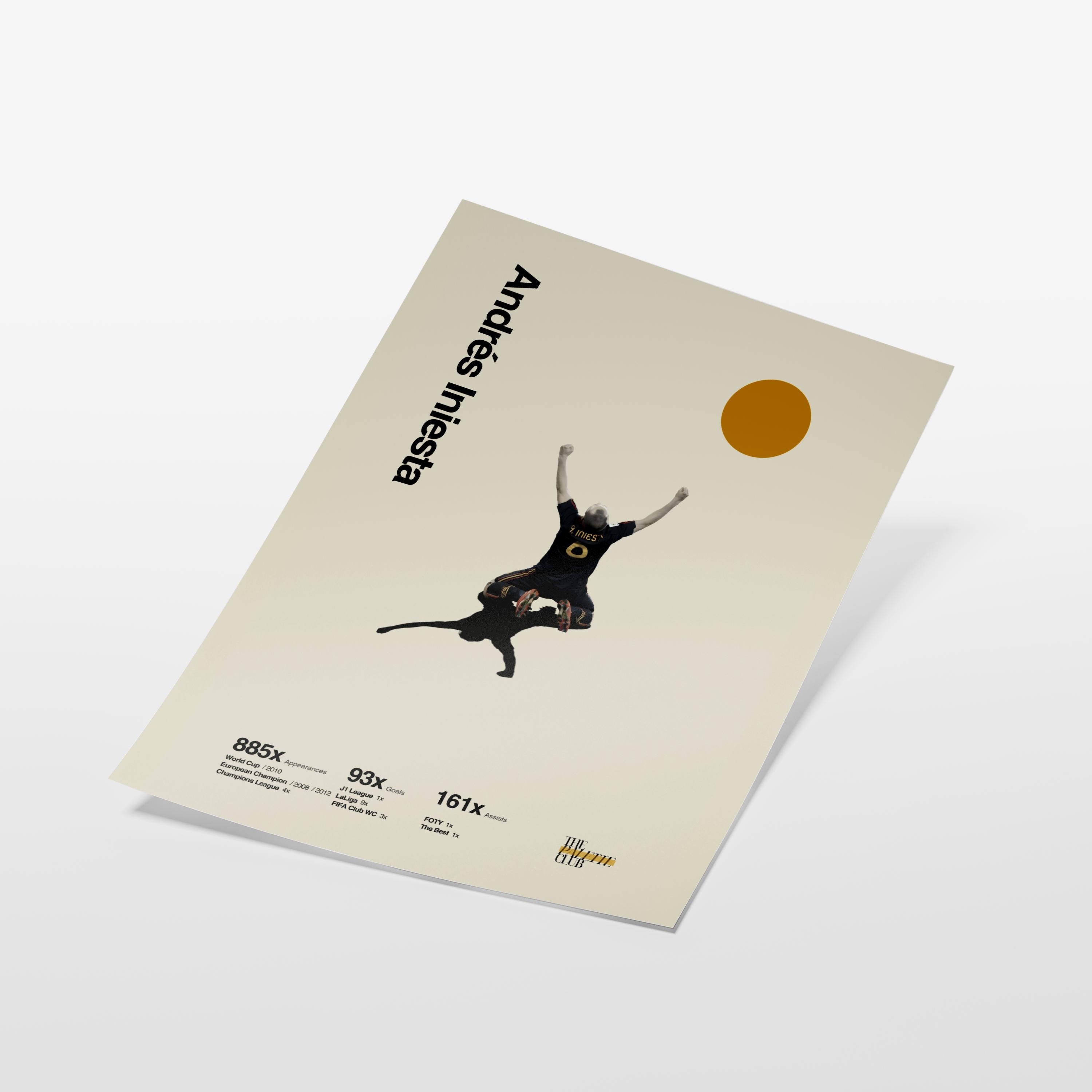 Andrés Iniesta Spain Euros Print