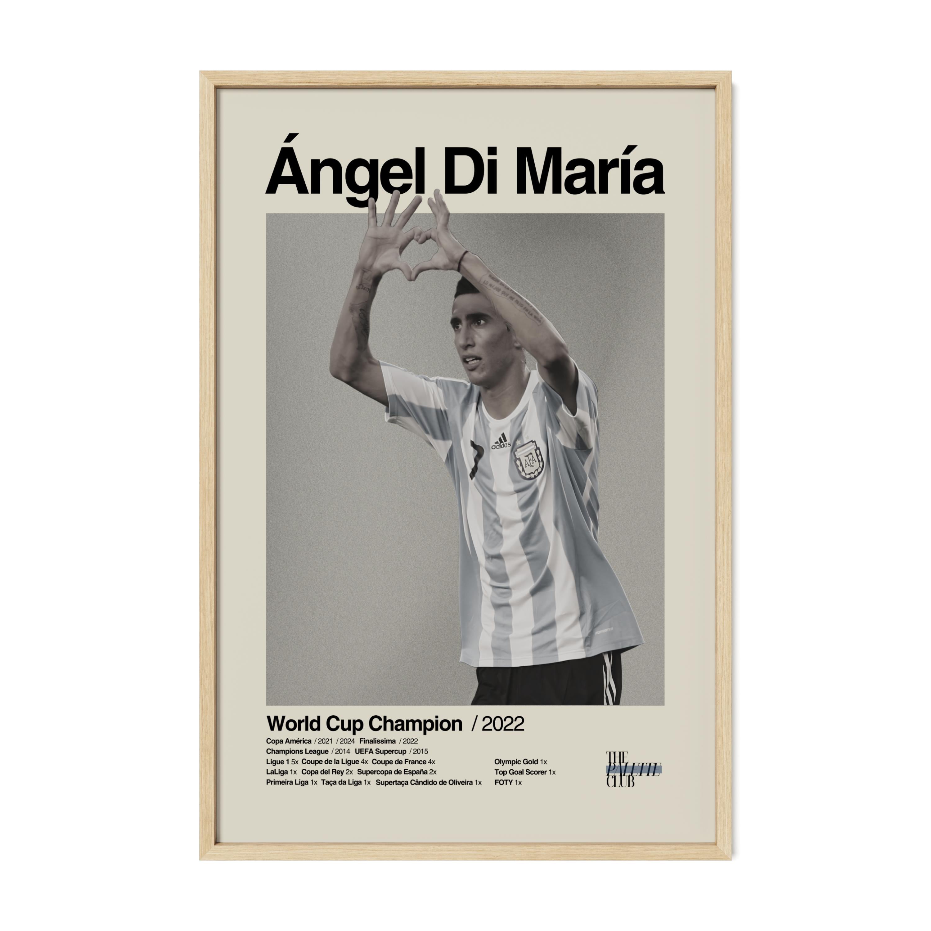 Angel Di Maria Argentina World Cup Print v1