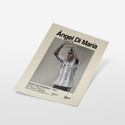Angel Di Maria Argentina World Cup Print v1