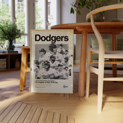 LA Dodgers 2024 World Series Team Poster (With Scoreboard)