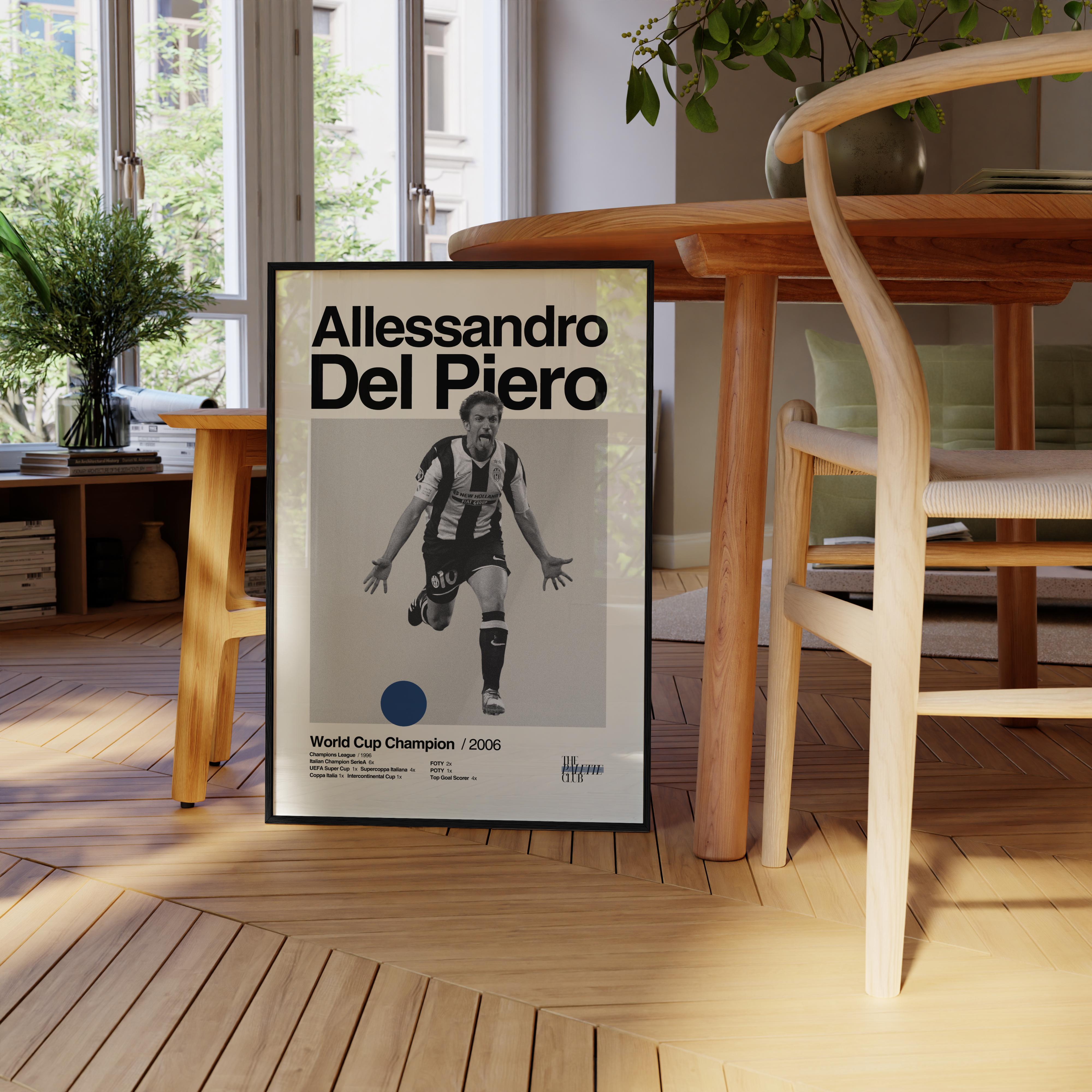 Allessandro Del Piero Italy World Cup Print