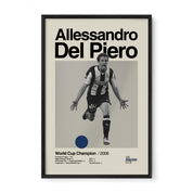 Allessandro Del Piero Italy World Cup Print