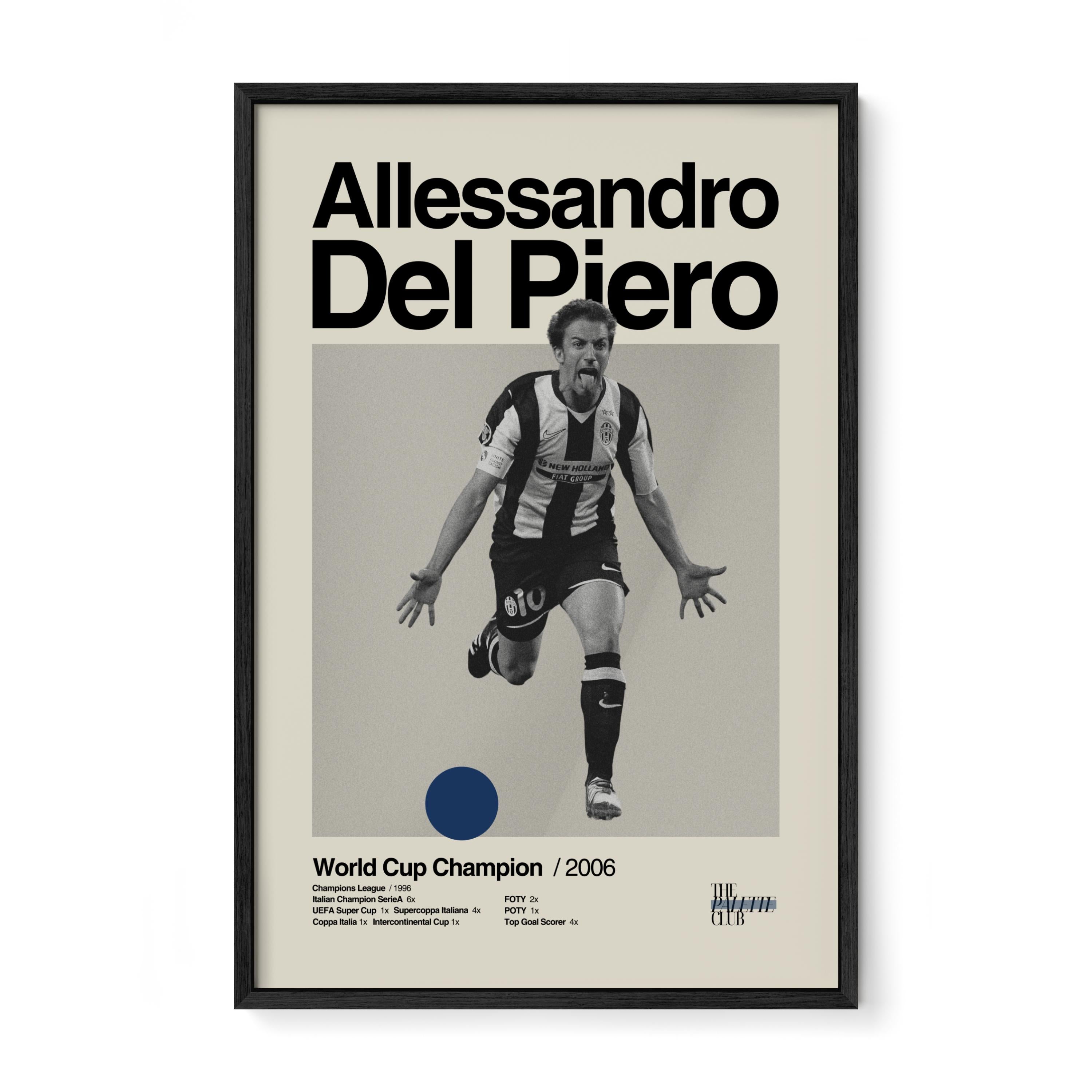 Allessandro Del Piero Italy World Cup Print