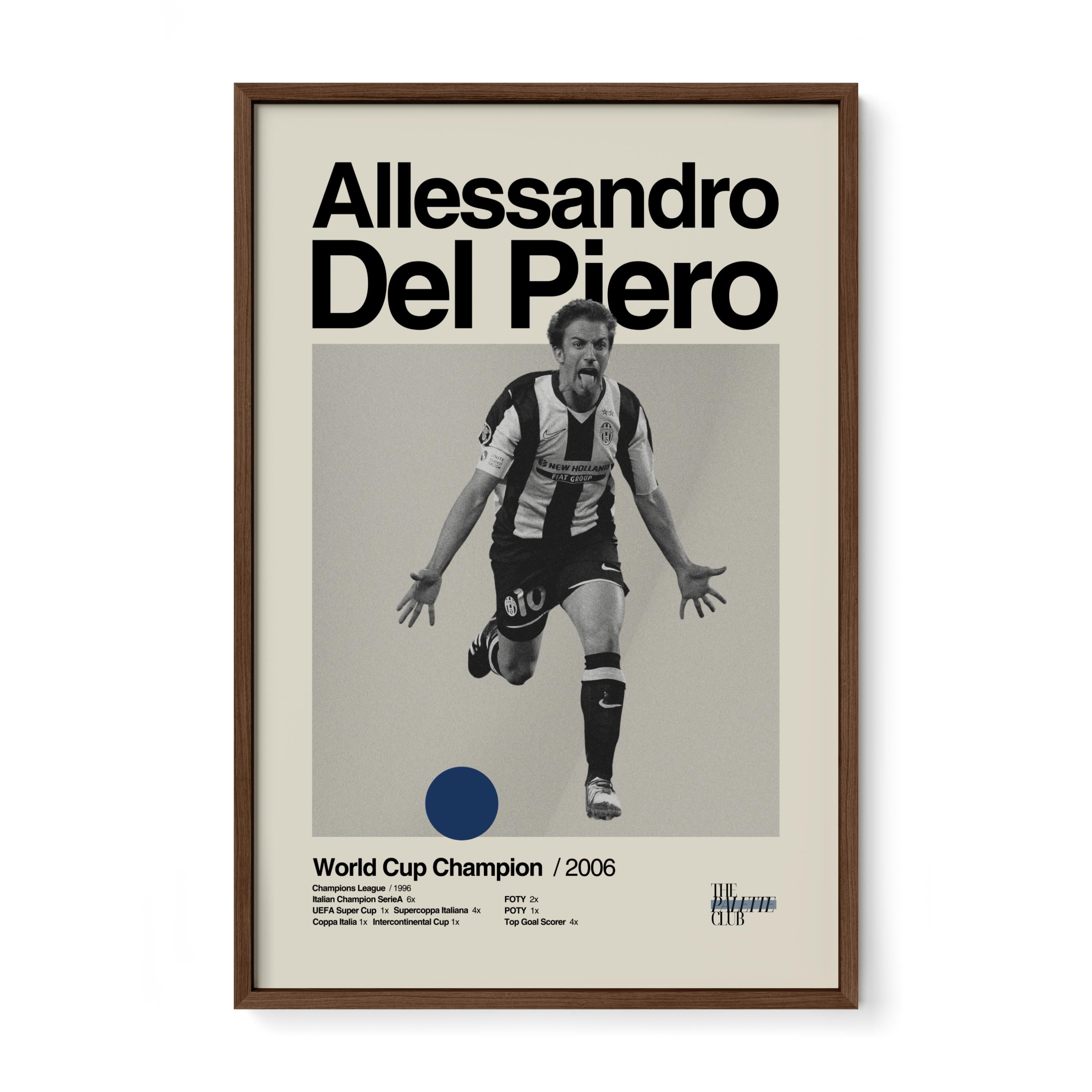 Allessandro Del Piero Italy World Cup Print