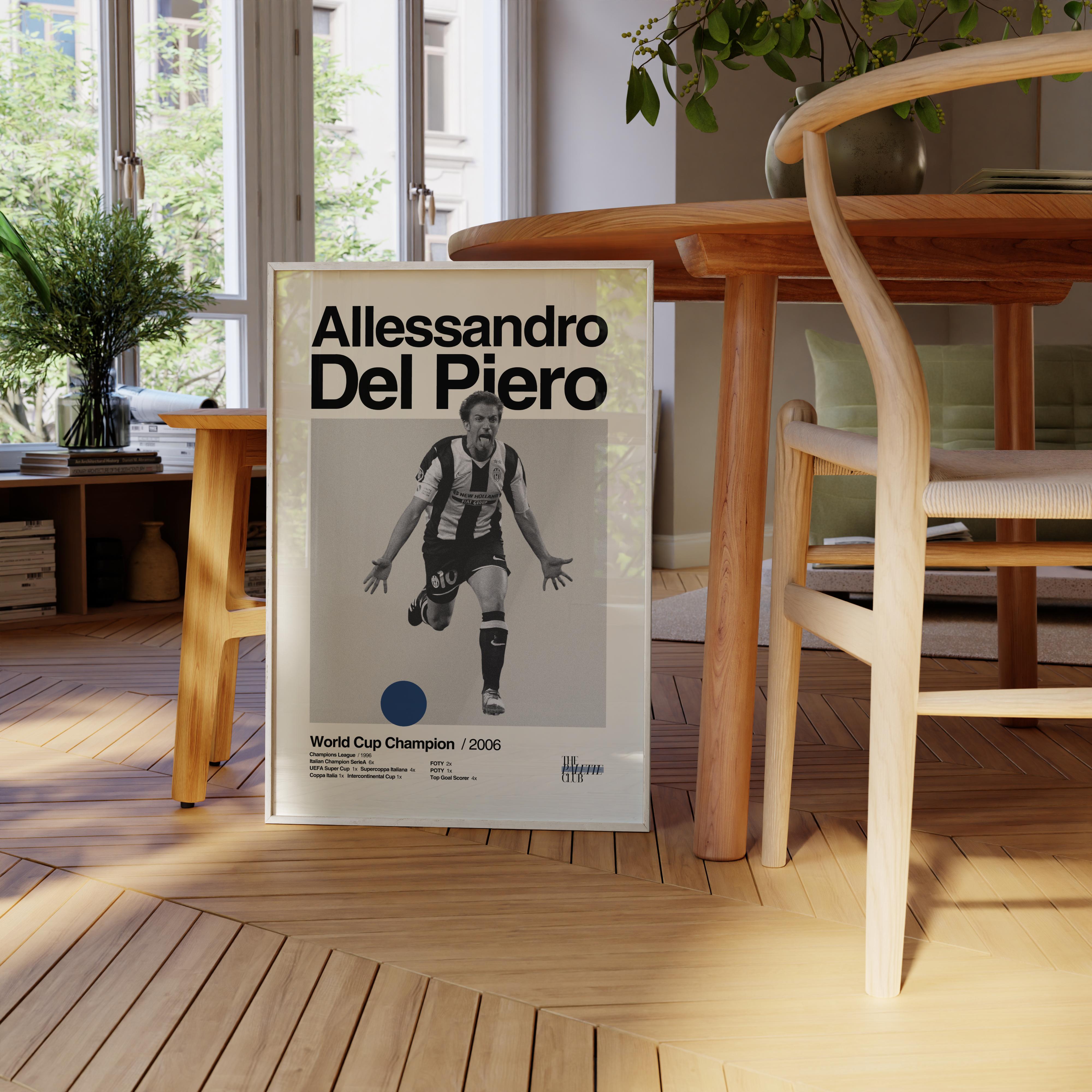 Allessandro Del Piero Italy World Cup Print