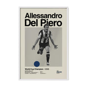 Allessandro Del Piero Italy World Cup Print