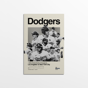 LA Dodgers 2024 World Series Team Poster (With Scoreboard)
