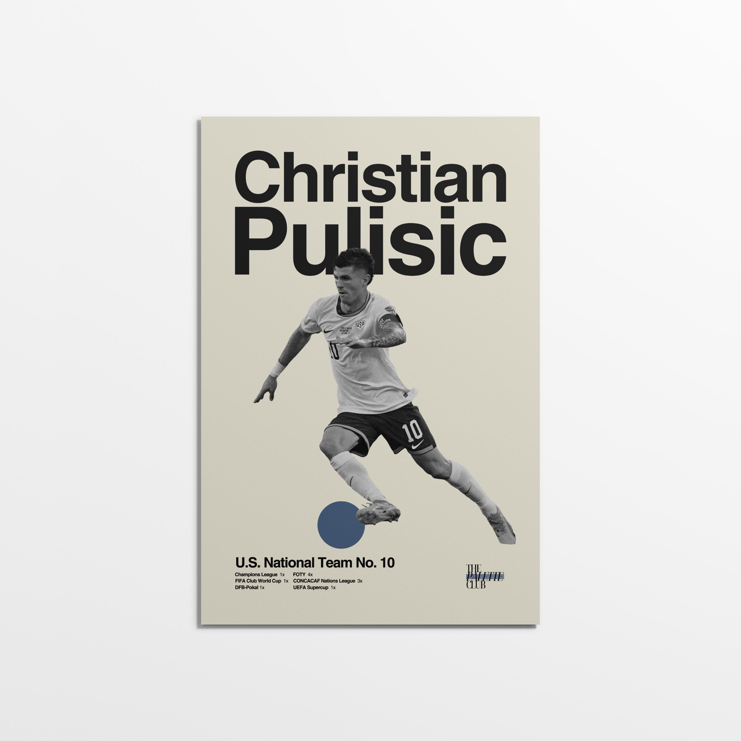 Christian Pulisic USA Print v2