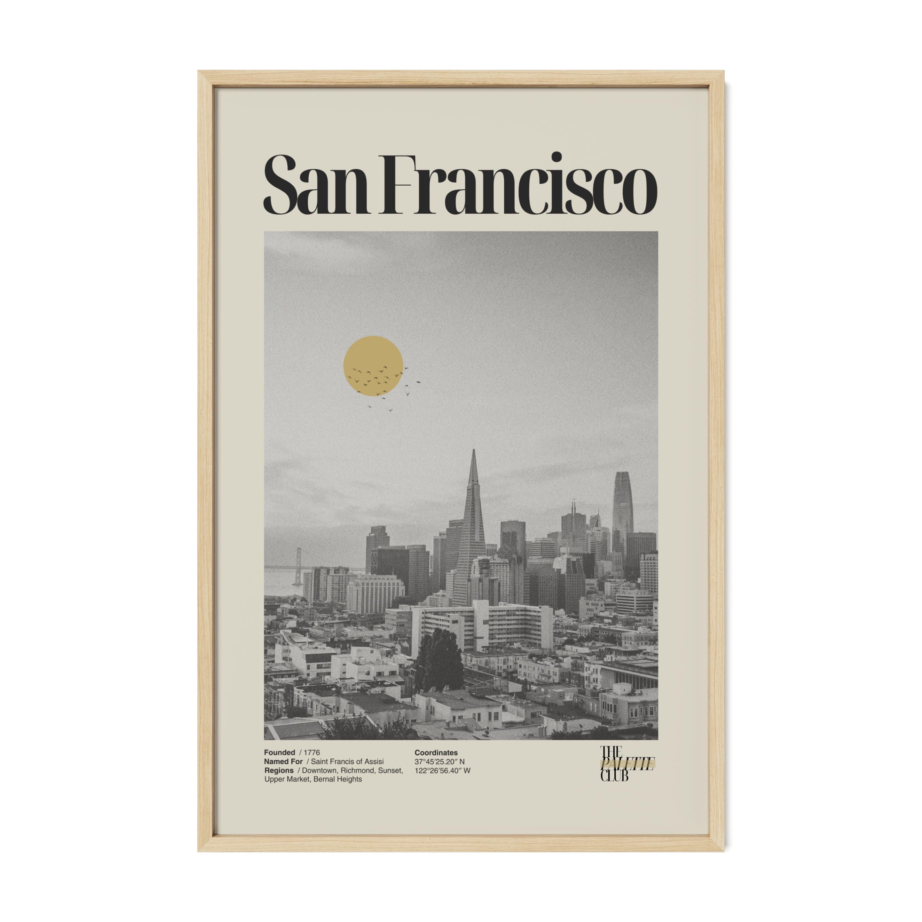 San Francisco Skyline Print v2