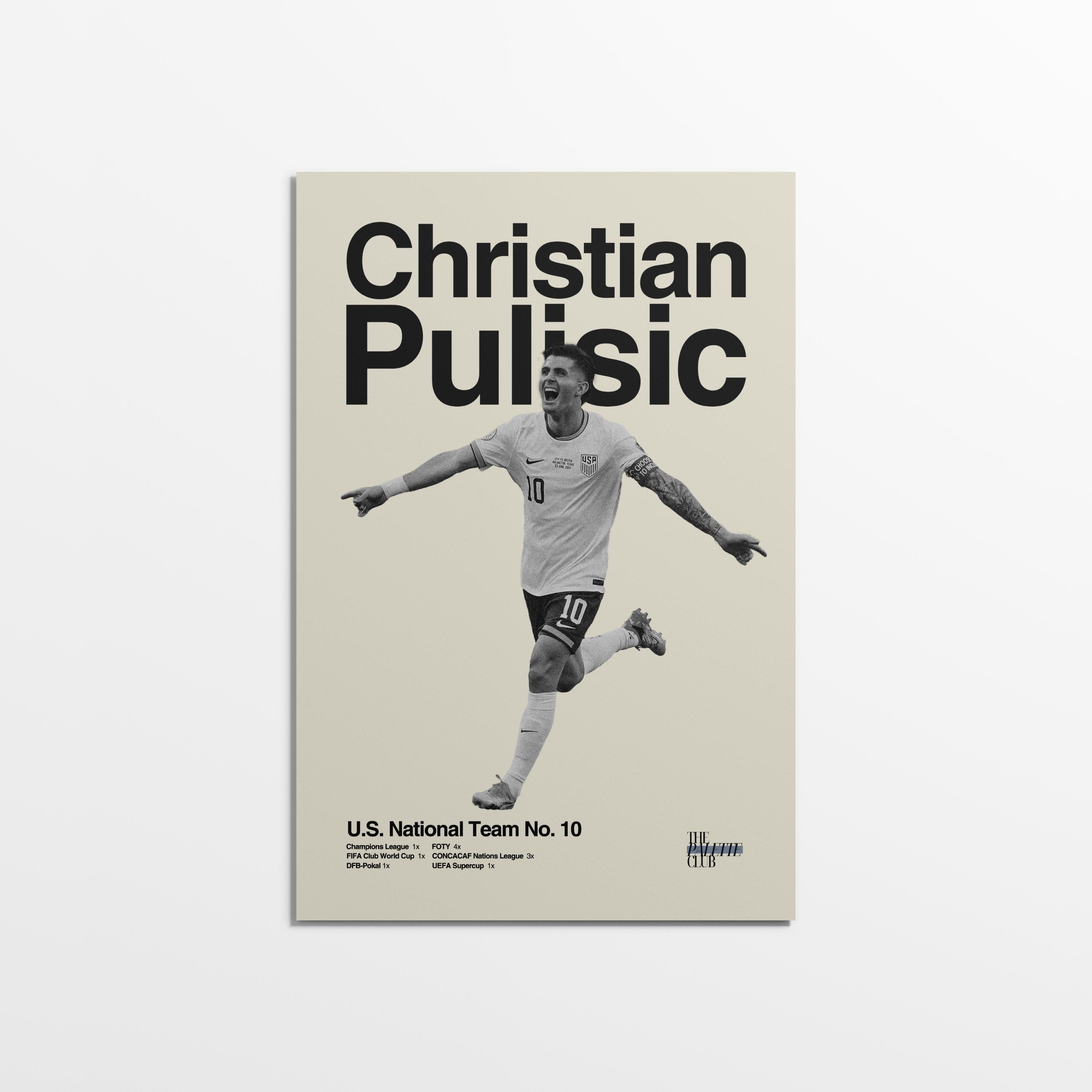 Christian Pulisic USA Print v1
