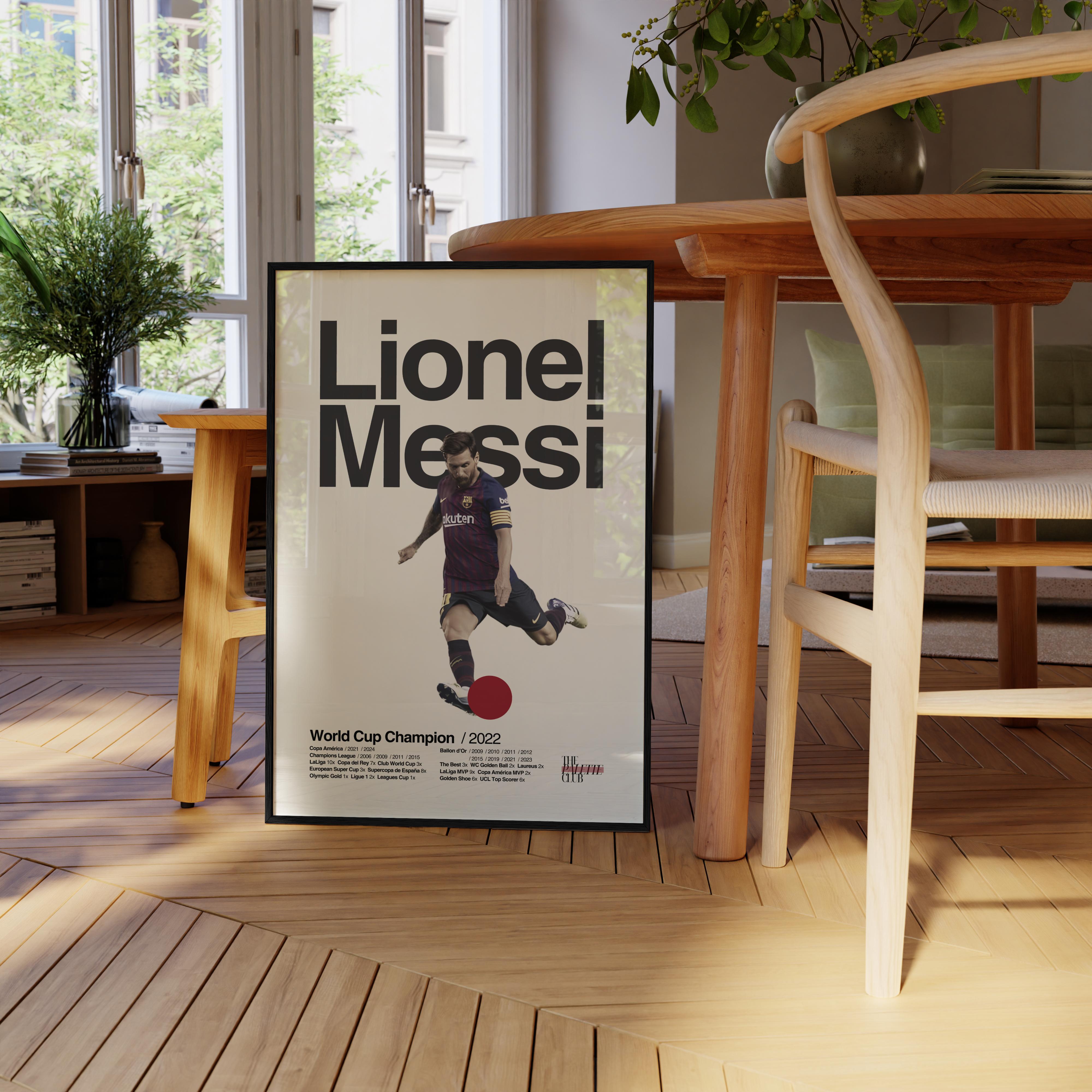 Lionel Messi Barcelona Print v2