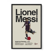 Lionel Messi Barcelona Print v2