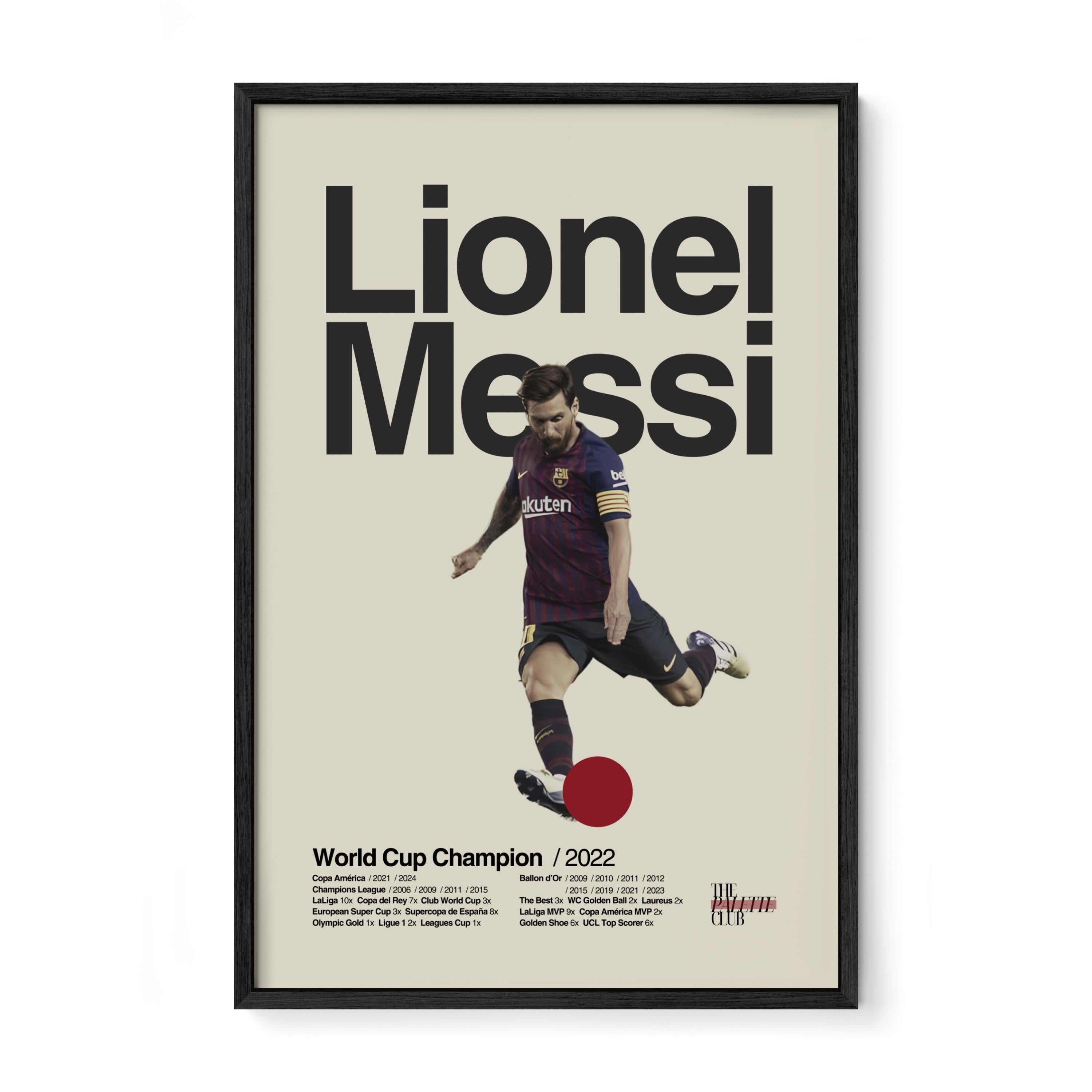Lionel Messi Barcelona Print v2