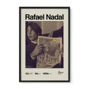 Retro Rafael Nadal Print