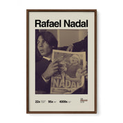Retro Rafael Nadal Print