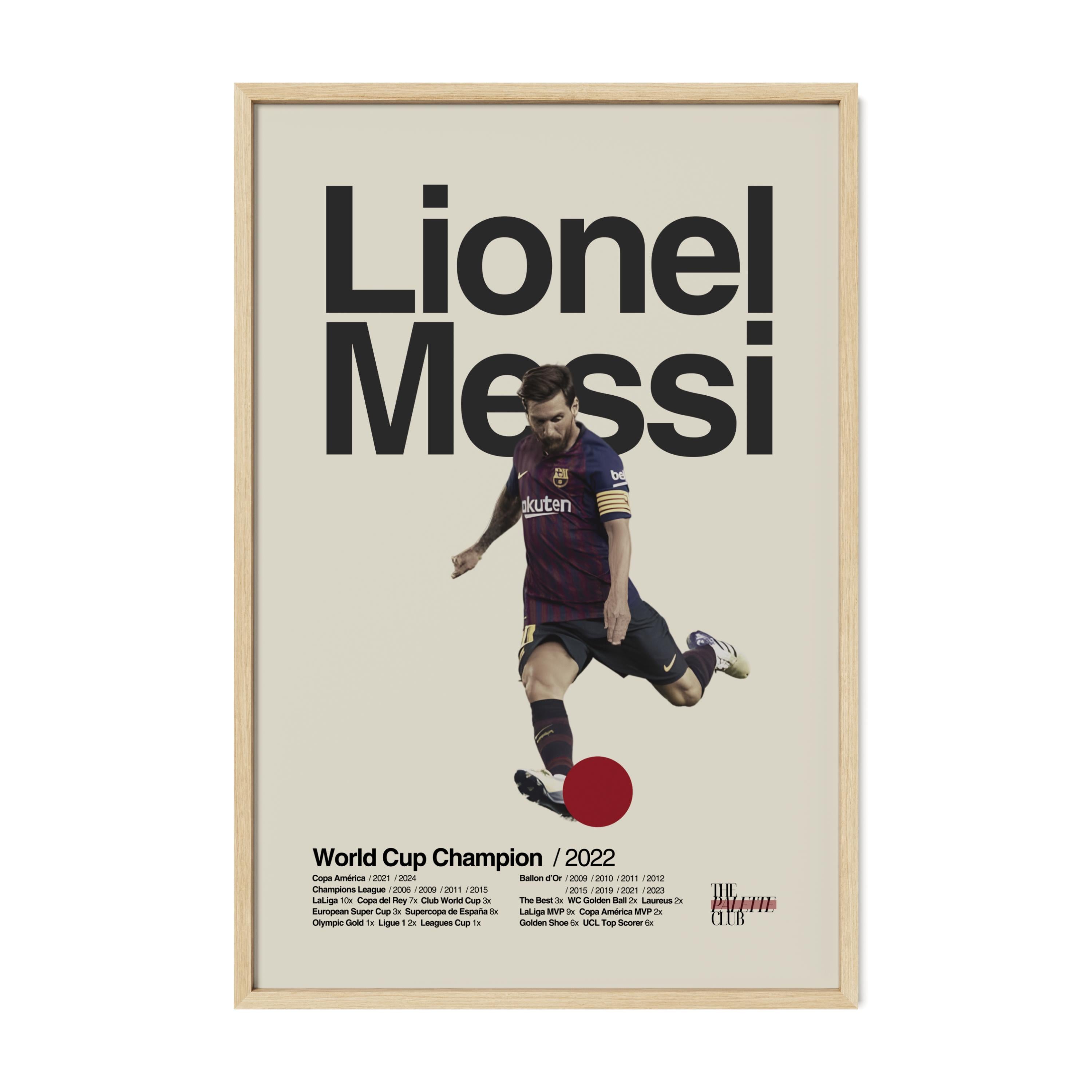 Lionel Messi Barcelona Print v2