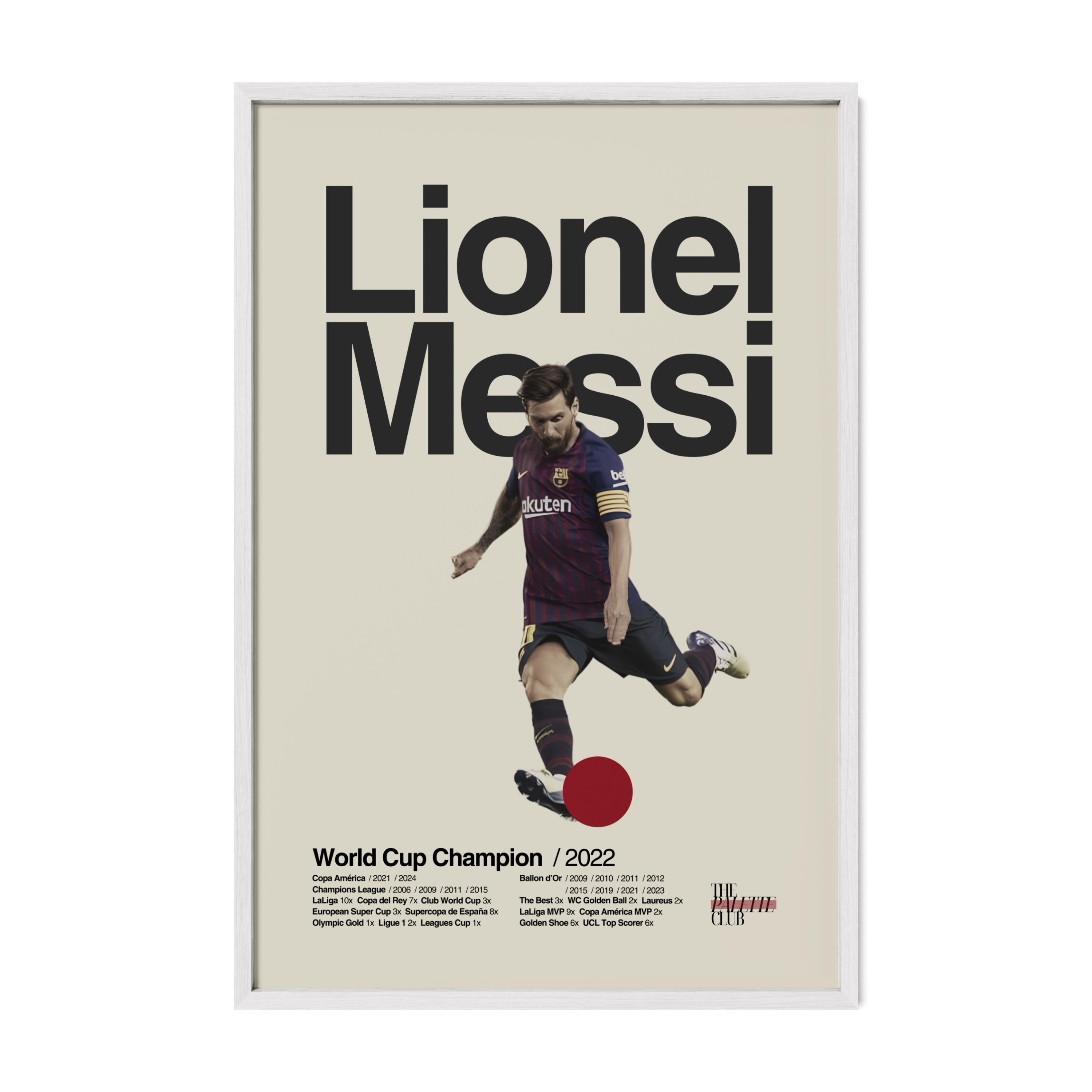 Lionel Messi Barcelona Print v2