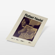 Retro Rafael Nadal Print