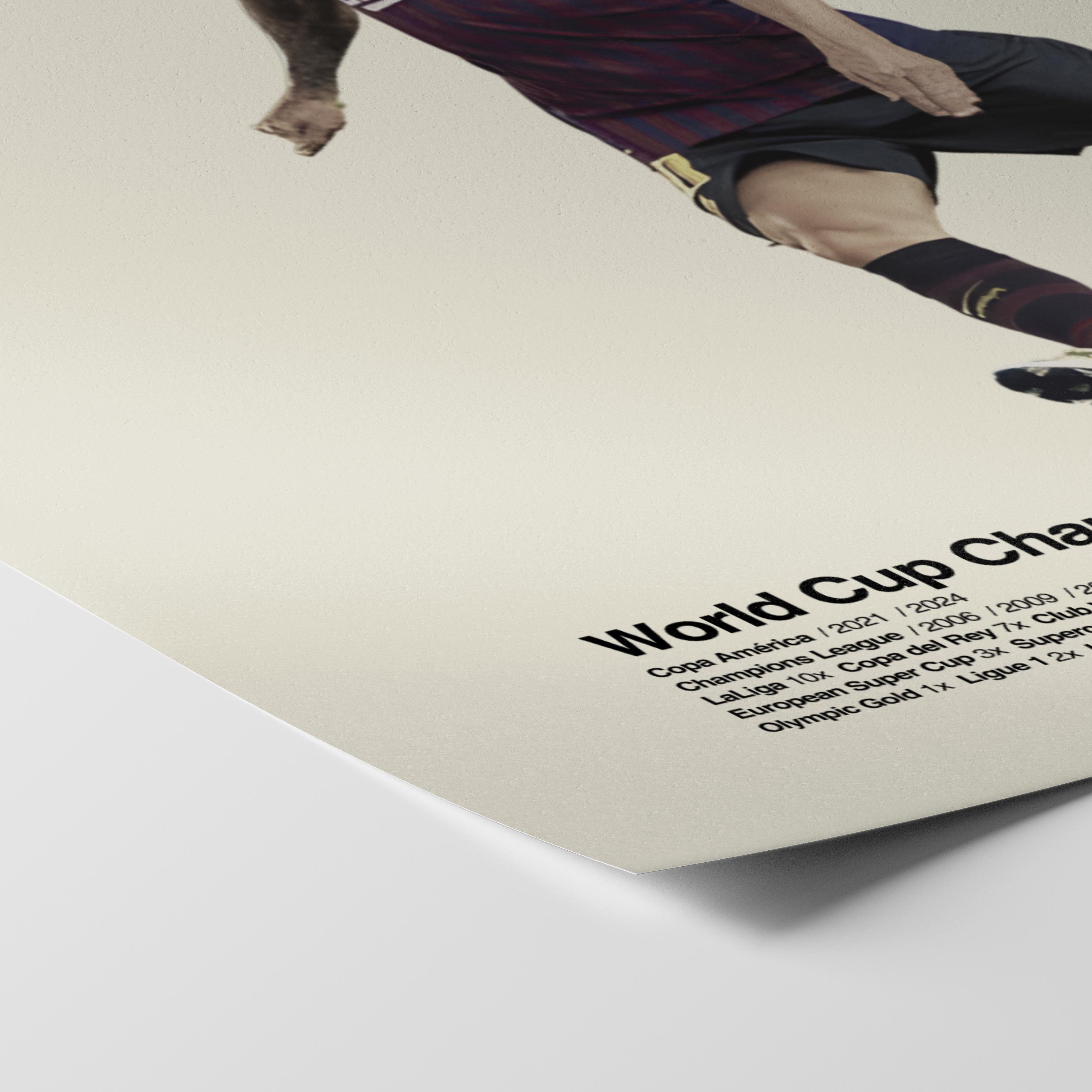 Lionel Messi Barcelona Print v2