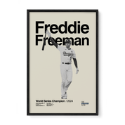 Freddie Freeman 2024 World Series Poster 3